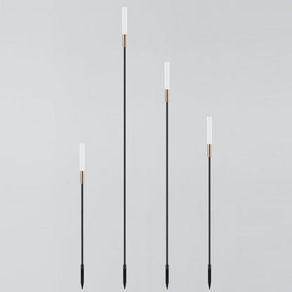 Set luci solari a canna di palude (6 pezzi) – Illuminazione da giardino LED impermeabile