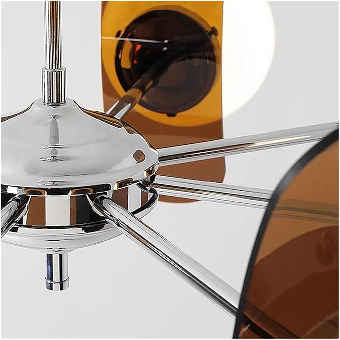 Ardane | Lampadario retrò Bauhaus in metallo