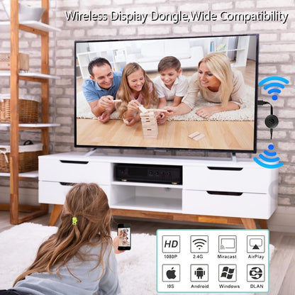 Castiro | Receptor HDMI inalámbrico para duplicar la pantalla del móvil, Full HD 1080p