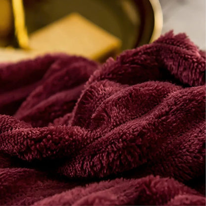 Velunda | Winterbettwäsche aus Samtfleece, Bettbezug in 4 Größen, waschbar