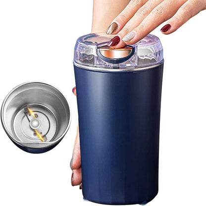 Mahlora | Molinillo eléctrico de cereales de 150 W con cuchillas de acero inoxidable y un solo toque