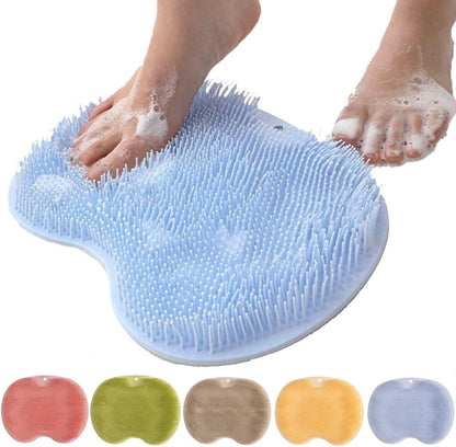 Sohlaro | Tappetino in silicone per la pulizia dei piedi con ventose per la doccia