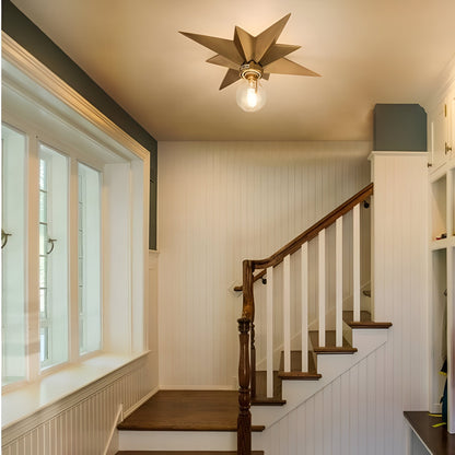Alurea – Lampada da soffitto LED moderna a forma di stella per cameretta & area giochi