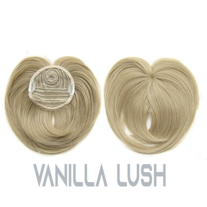 Toppina | Postizo con clip para la coronilla de cabello sintético, 22 cm