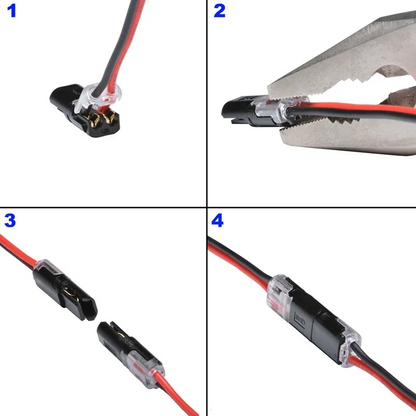 WireSwift | Connettore per cavi in ABS, per conduttori a filo singolo e a trefoli