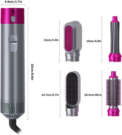 Stylvana | Moldeador de aire caliente 5 en 1 cerámico, 3 temperaturas, 1000 W