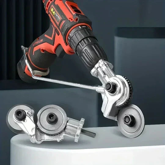 Blecora | Accesorio cortachapas para taladros, para metal de hasta 0,8 mm