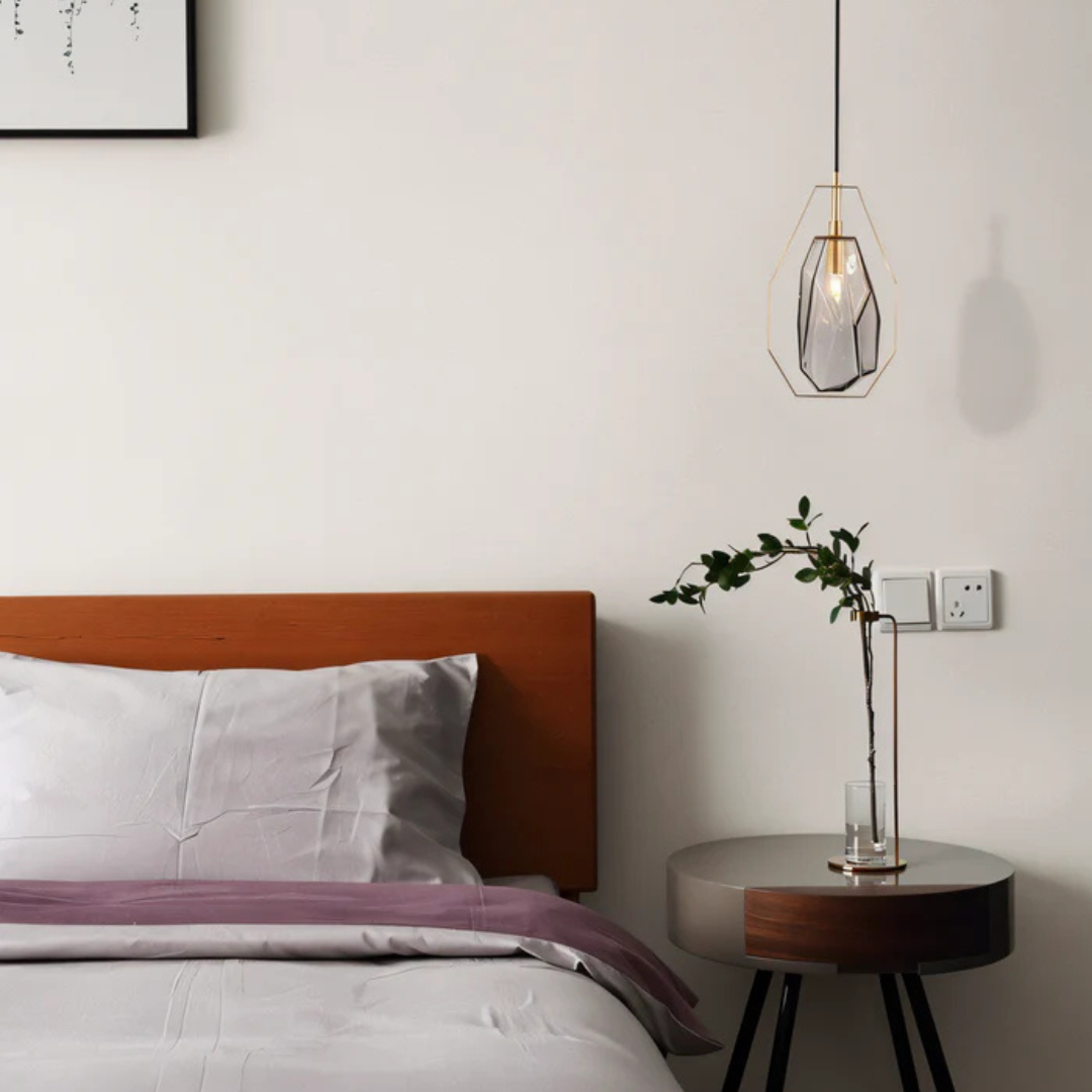 Flavia | Minimalistyczna lampa wisząca ze szkła w nowoczesnym stylu