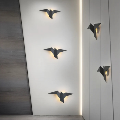 Akaru Origami | Applique LED scultorea dal design giapponese