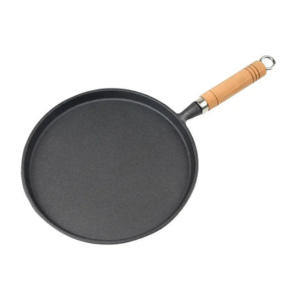 BratFeuer | Sartén de hierro fundido 26 cm, sin revestimiento, apta para inducción