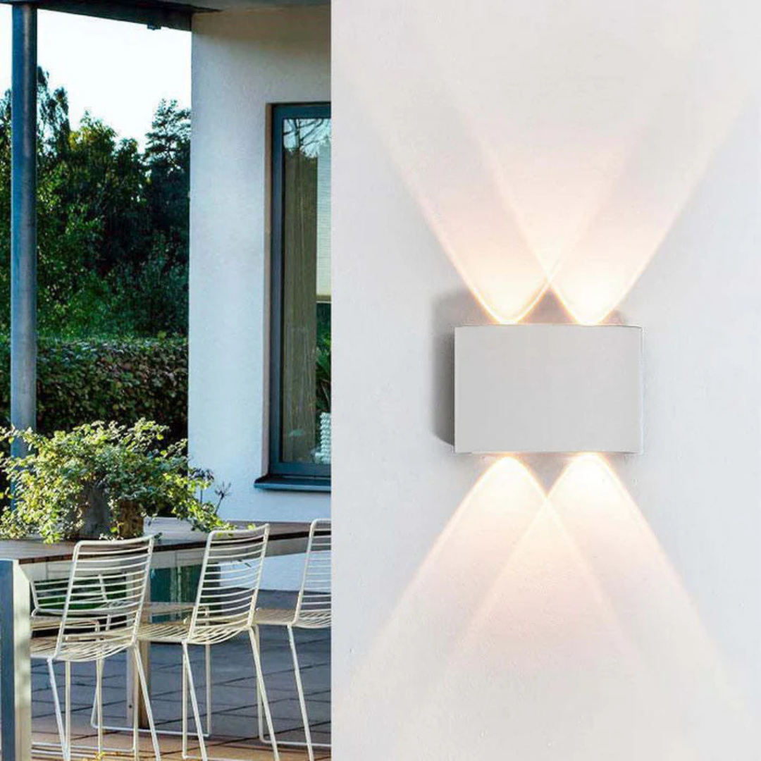Applique LED per interno ed esterno | Lampada da parete moderna impermeabile