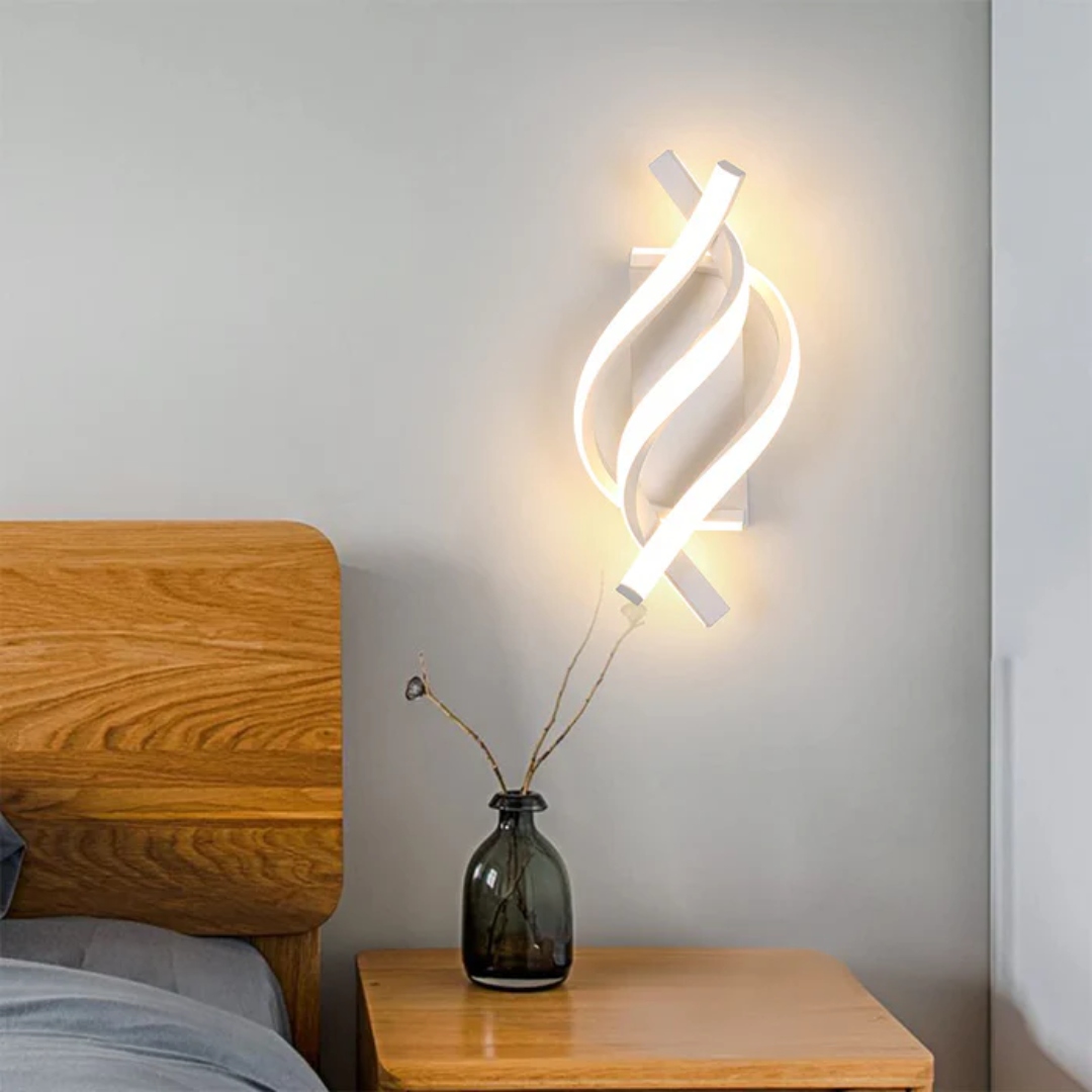 Lampada da parete moderna | Design minimalista | Luce LED calda | Alluminio
