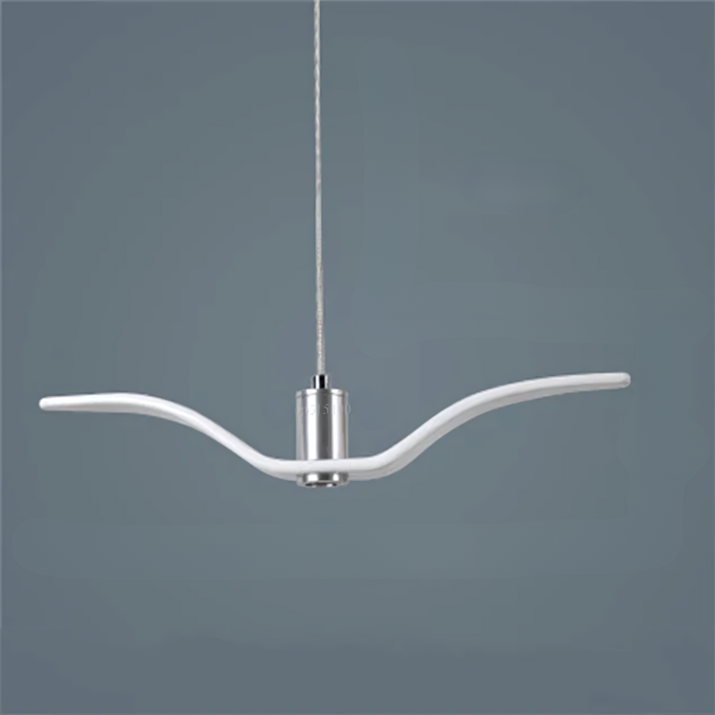 Lorenae – Wing-Shaped Modern LED Pendant Light Made of Acrylic & Metal