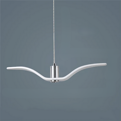 Lorenae – Wing-Shaped Modern LED Pendant Light Made of Acrylic & Metal