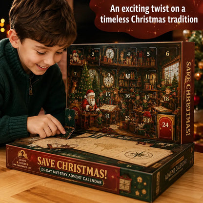 Mystavo | Puzzle advent calendar with 24 clues and 6 adventure themes