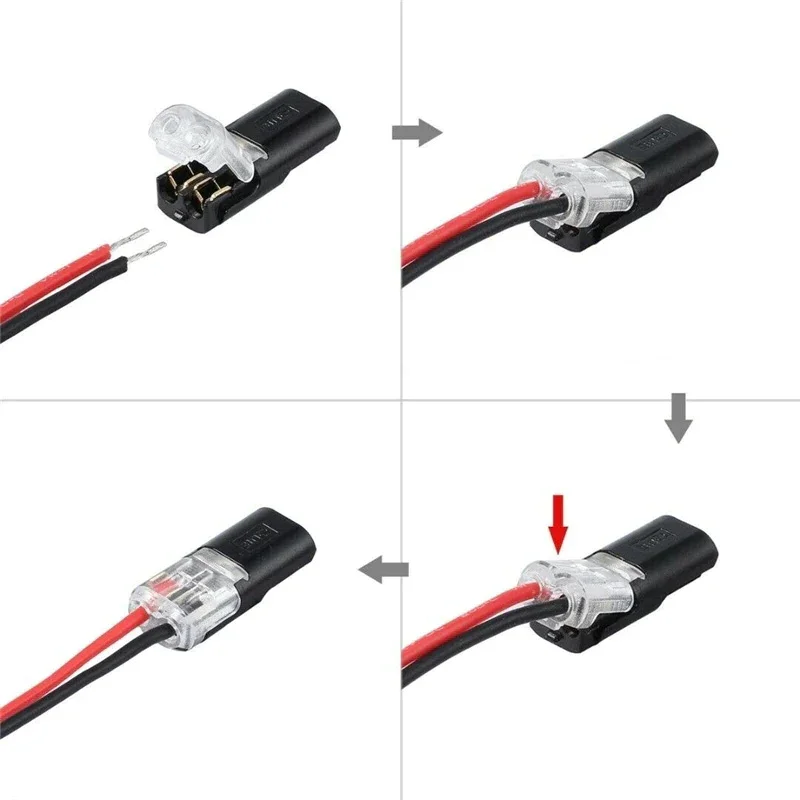 WireSwift | Connettore per cavi in ABS, per conduttori a filo singolo e a trefoli