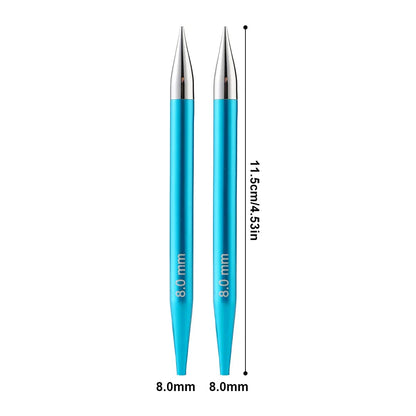 KnitFlex | Set di ferri circolari con punte intercambiabili da 3–8 mm e cavi girevoli