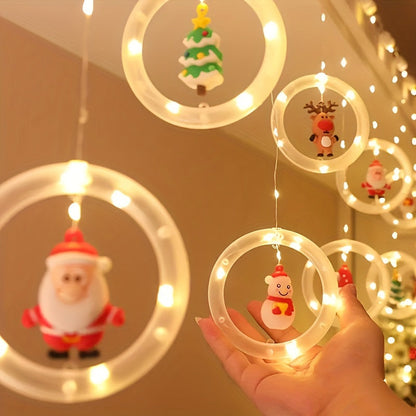 Merrilu | LED Weihnachtslichterkette mit Anhängern, optional Fernbedienung