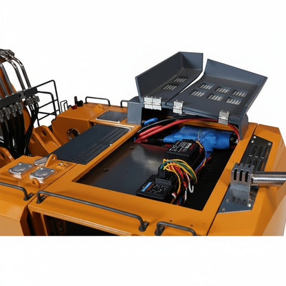 Baggaro | escavatore idraulico radiocomandato 1:20 in alluminio CNC con 18 canali e batteria