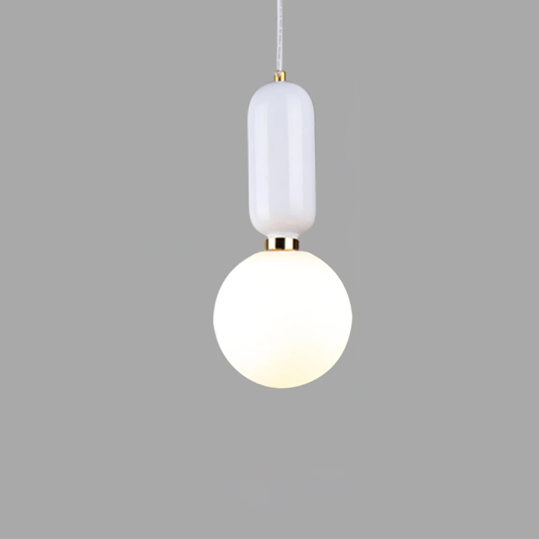 Acheron – Lampada a sospensione di design moderno con sfere di vetro per soggiorno, sala da pranzo & camera da letto