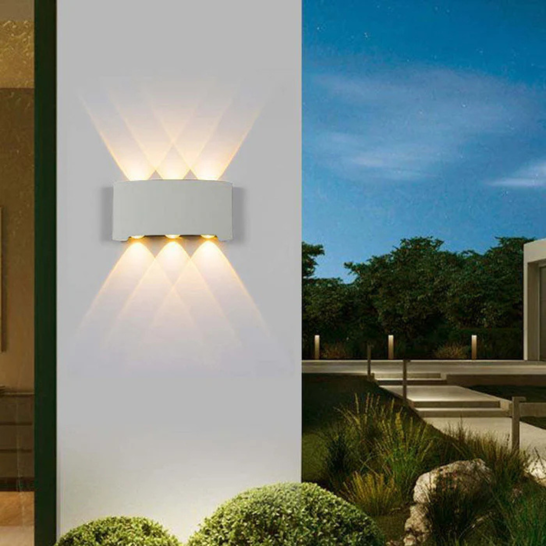 Applique LED per interno ed esterno | Lampada da parete moderna impermeabile