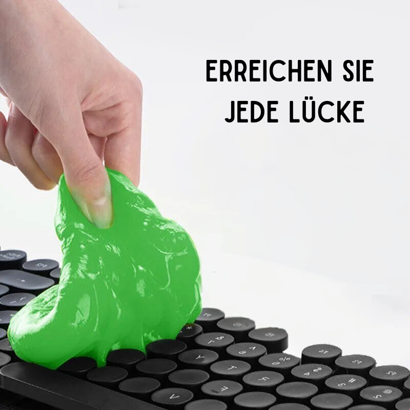 Gelvora | Gel limpiador para teclado, coche y rejillas de ventilación, 2 x 160 g