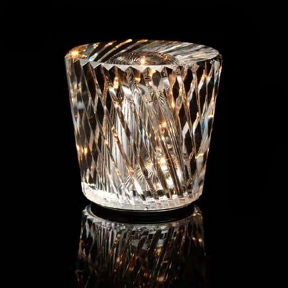 Lumex | Lampada da tavolo in cristallo senza fili dal design moderno