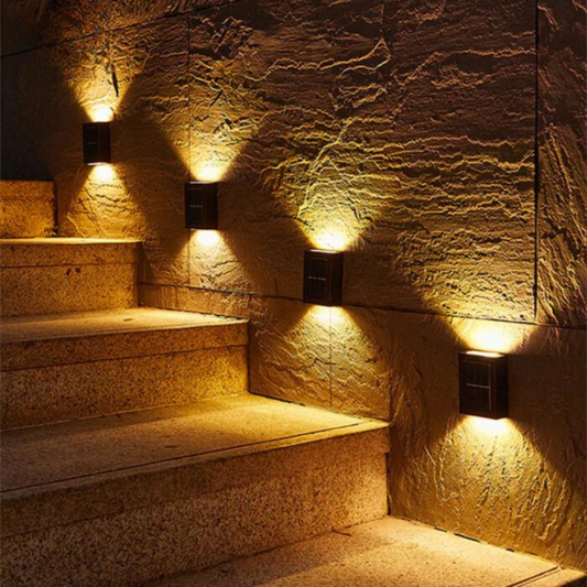 LumiPath Solaire | Kabellose LED Gartenleuchten mit Solarbetrieb & IP65-Wetterschutz
