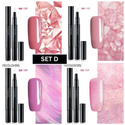 Nailyra | Nail Art Pens with Gel Polish and Fine Tip, Set