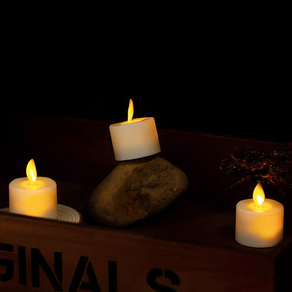 Flamira | LED Kerzen mit beweglicher Flamme, Fernbedienung und Timer