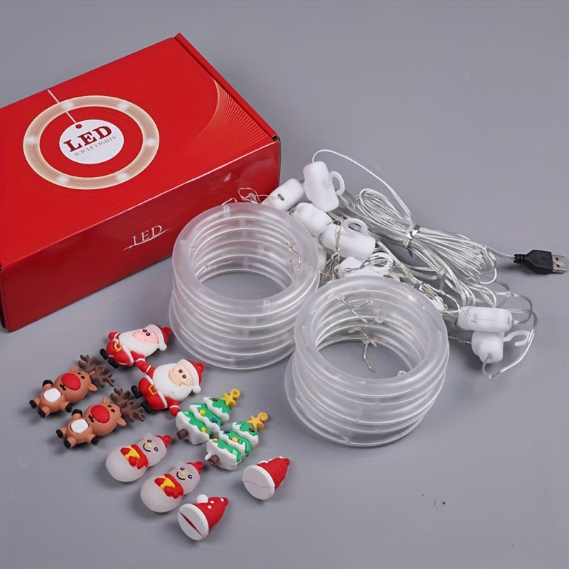 Merrilu | LED Weihnachtslichterkette mit Anhängern, optional Fernbedienung