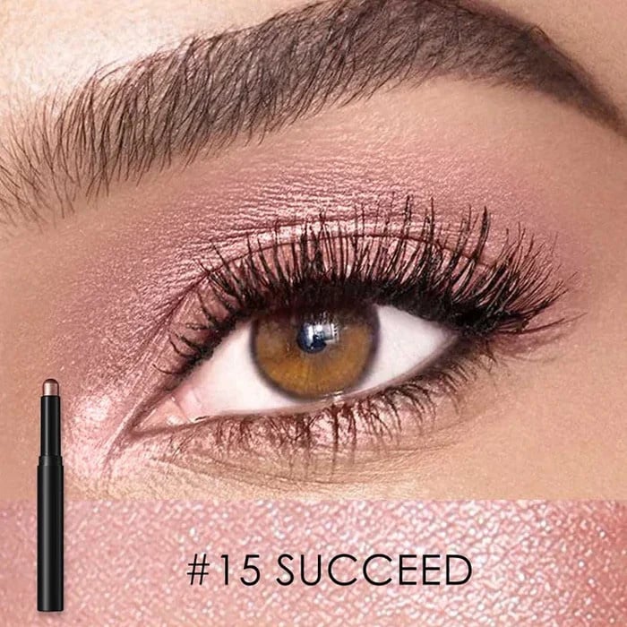 FlashLuxe | Lápiz de sombra de ojos y delineador 2 en 1, resistente al agua y a las manchas