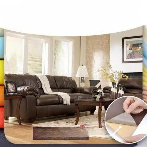 Patcora | Lederreparaturset mit selbstklebenden Patches für Sofa und Autositz