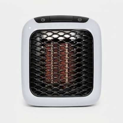 Warmelo | Radiateur soufflant sur prise 400 W, thermostat 15–32 °C et écran