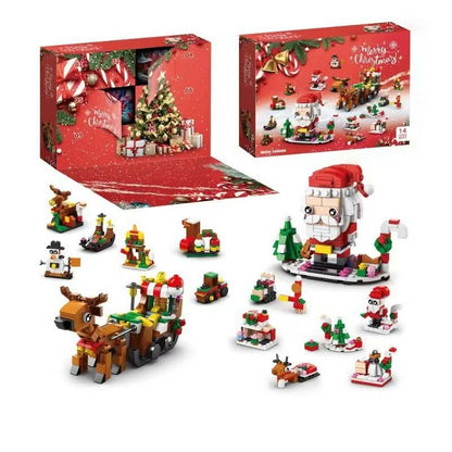Bauleno | Adventskalender Kinder mit 12 Bausteinen für einen Weihnachtsbaum