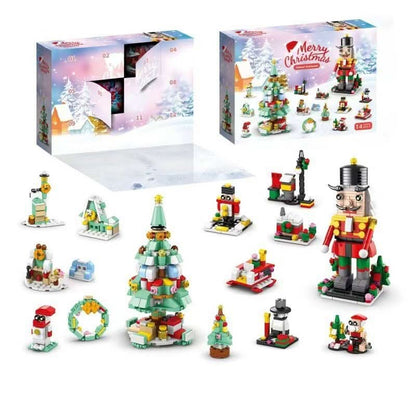 Bauleno | Adventskalender Kinder mit 12 Bausteinen für einen Weihnachtsbaum