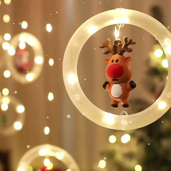 Merrilu | LED Weihnachtslichterkette mit Anhängern, optional Fernbedienung