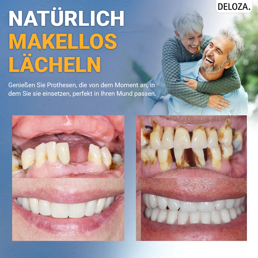 Flexibler Zahnersatz aus Silikon - Kosmetische Zahnprothese