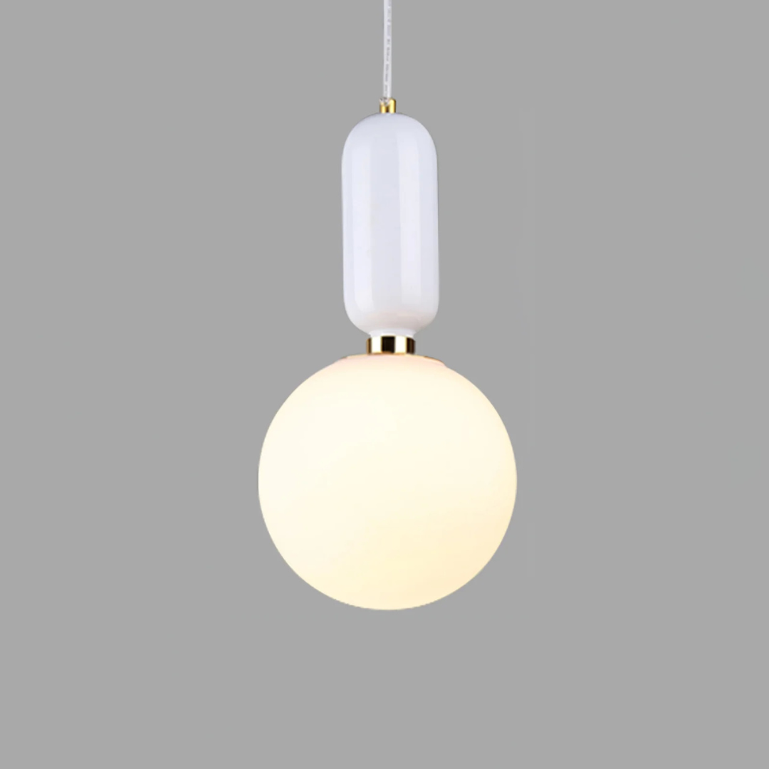 Acheron – Lampada a sospensione di design moderno con sfere di vetro per soggiorno, sala da pranzo & camera da letto