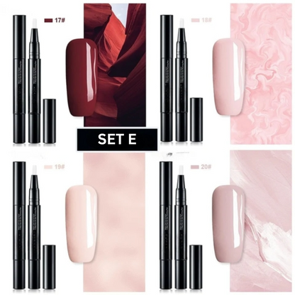 Nailyra | Nail Art Pens with Gel Polish and Fine Tip, Set