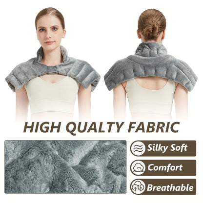 Teplina | Coussin chauffant pour micro-ondes, lesté, pour la nuque et les épaules