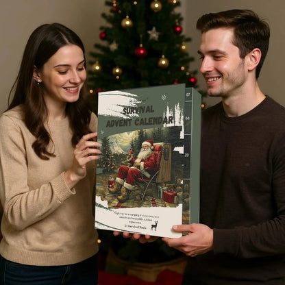 Renila | Adventskalender Männer mit 24 Outdoor-Werkzeugen in wasserdichter Box