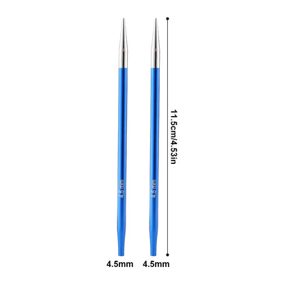 KnitFlex | Set di ferri circolari con punte intercambiabili da 3–8 mm e cavi girevoli