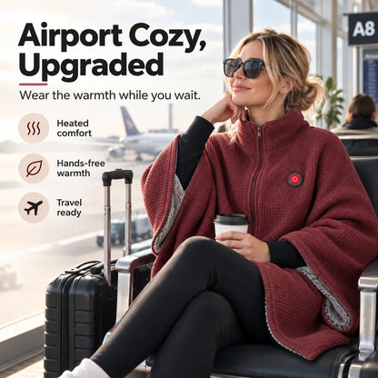 Halvino | Coperta riscaldante da indossare con USB e 3 livelli di calore