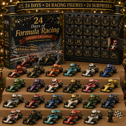 Pistora | Advent Calendar for Racing Fans, Acrylic Race Car Design