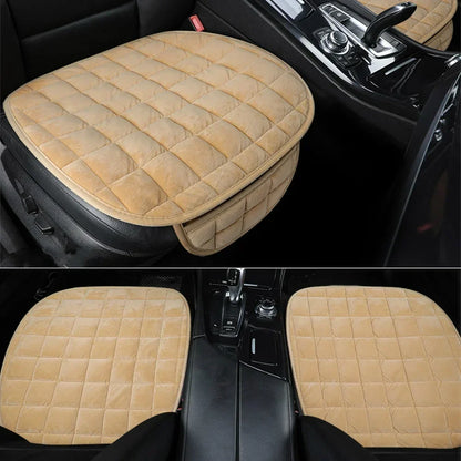 CozyDrive | Cuscino per sedile auto in morbido velluto, antiscivolo, 50 × 50 cm