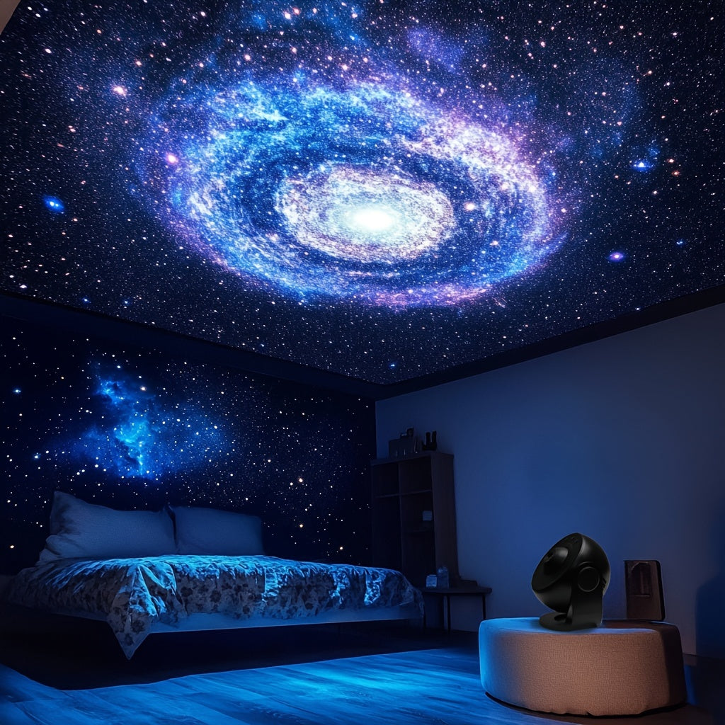 Fenena | Sternenhimmel Projektor mit 13 Lichtmodi, Timer und USB-Betrieb