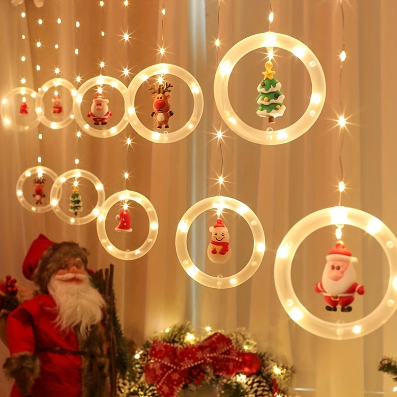 Merrilu | LED Weihnachtslichterkette mit Anhängern, optional Fernbedienung