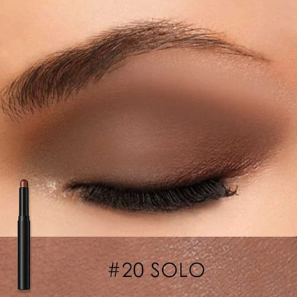 FlashLuxe | Lápiz de sombra de ojos y delineador 2 en 1, resistente al agua y a las manchas