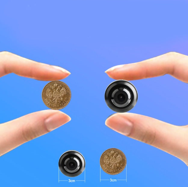Wachira | Mini telecamera di sorveglianza Wi-Fi con visione notturna, app in diretta e avviso di movimento
